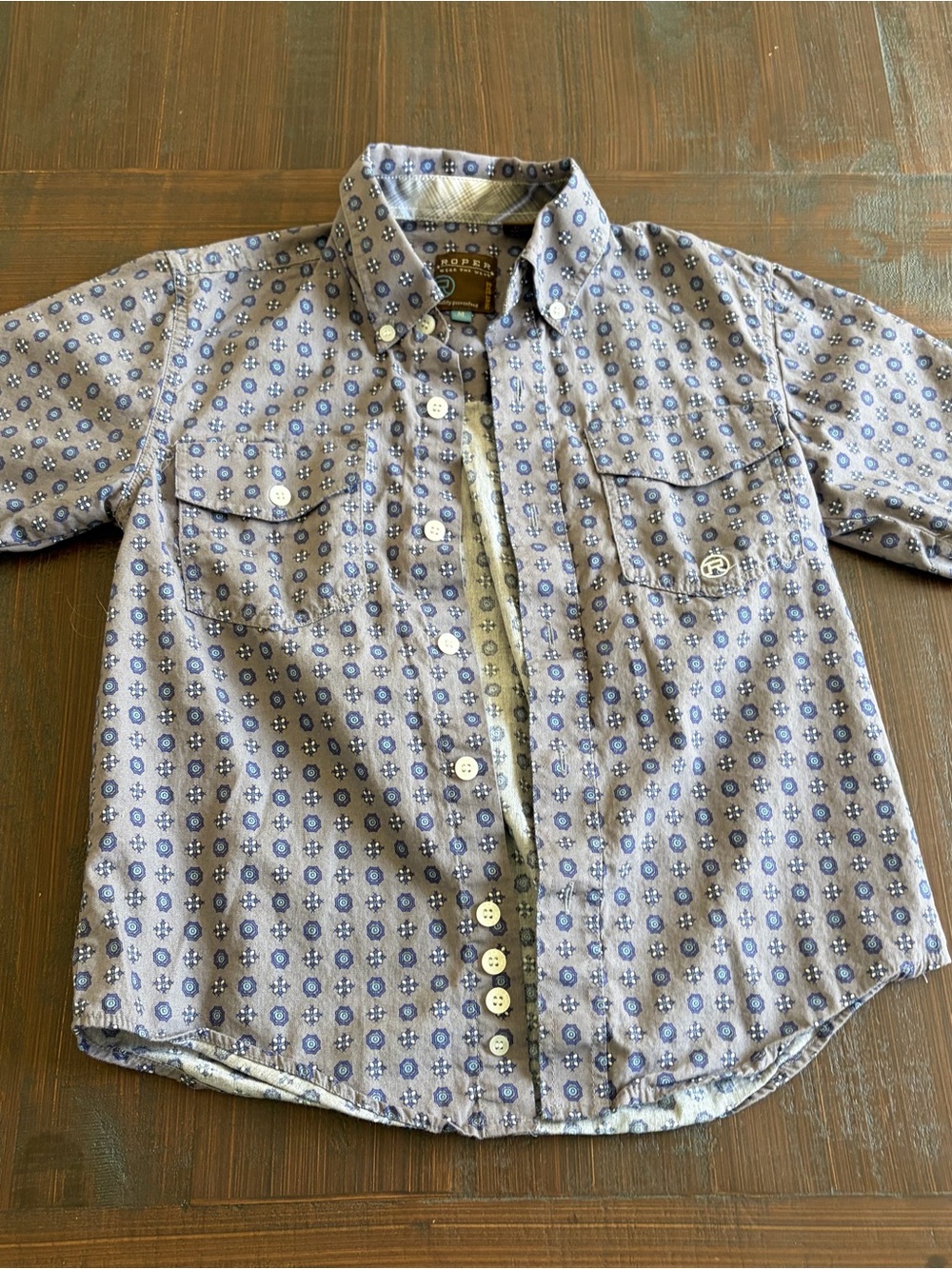 Boys Roper button up shirt